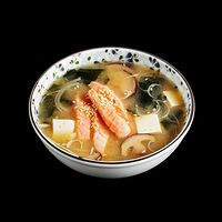 Мисо-суп с лососем