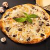 Фото к позиции меню Римская пицца Сливочная с грибами