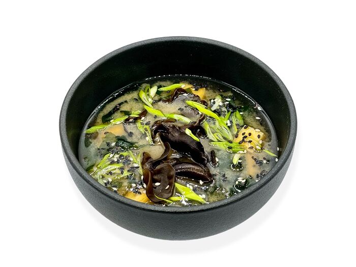 Мисо-суп с жареным тофу