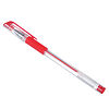 Фото к позиции меню Clipstudio ручка гелевая красная, с резиновым держателем, 14,9 см, наконечник 0,5мм