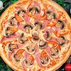 Фото к позиции меню Пицца Ветчина Грибы