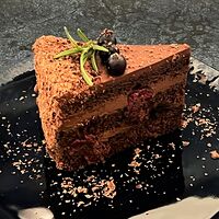 Торт Черный лес (веган, без глютена, без сахара)