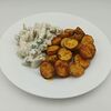 Фото к позиции меню Курица по гавайски с мини картофелем