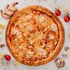 Фото к позиции меню Пицца Гавайская с креветками