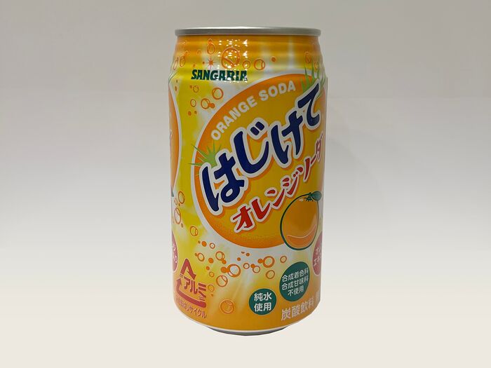 Японский лимонад со вкусом апельсина Orange Soda Sangaria