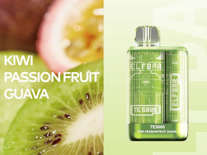 Elf Bar TE 5000 puffs Kiwi Passion Fruit Guava