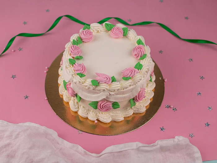 Бенто-торт Цветочный круг