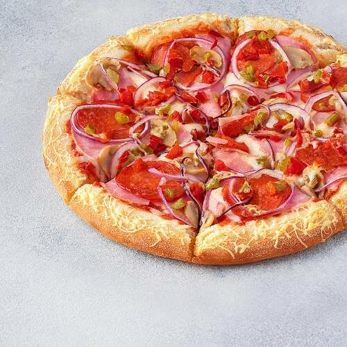 Пицца Дракон 25 см на толстом с сыром