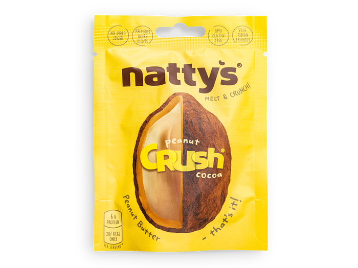 Драже Nattys c арахисом в арахисовой пасте и какао