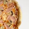 Фото к позиции меню Пицца Ветчина грибы на тонком тесте