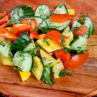 Салат из свежий овощей