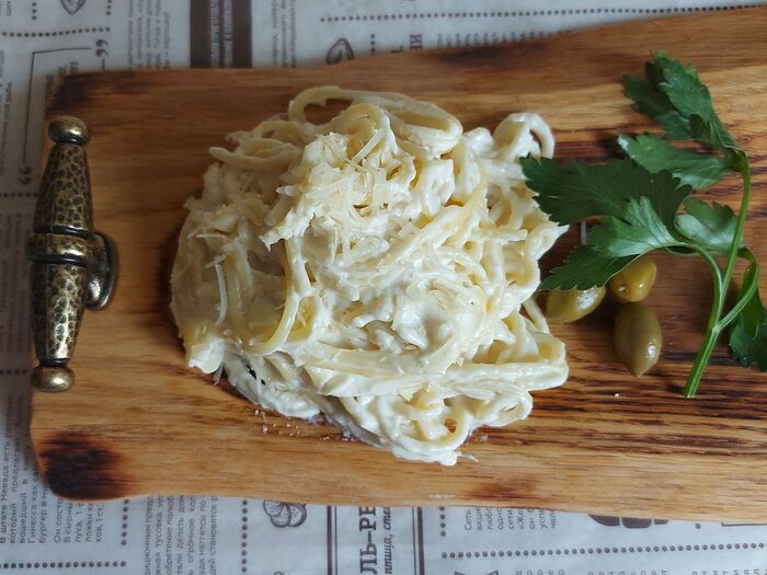 Спагетти Четыре сыра