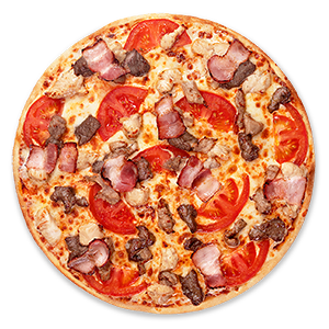 Пицца Мясное Ассорти 40 см тонкое тесто