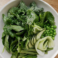Зеленый салат-боул