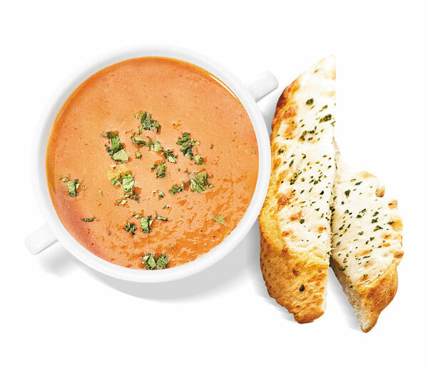 Крем-суп Томатный с чесночной гренкой