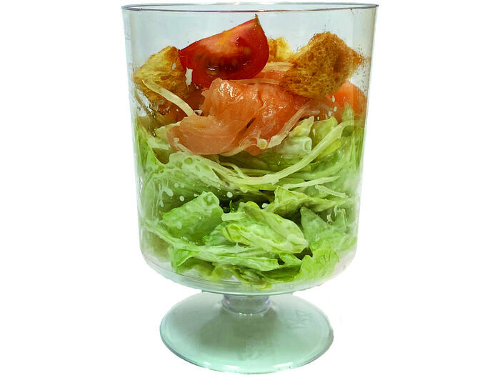 Фуршетный салат Цезарь с сёмгой 4 шт