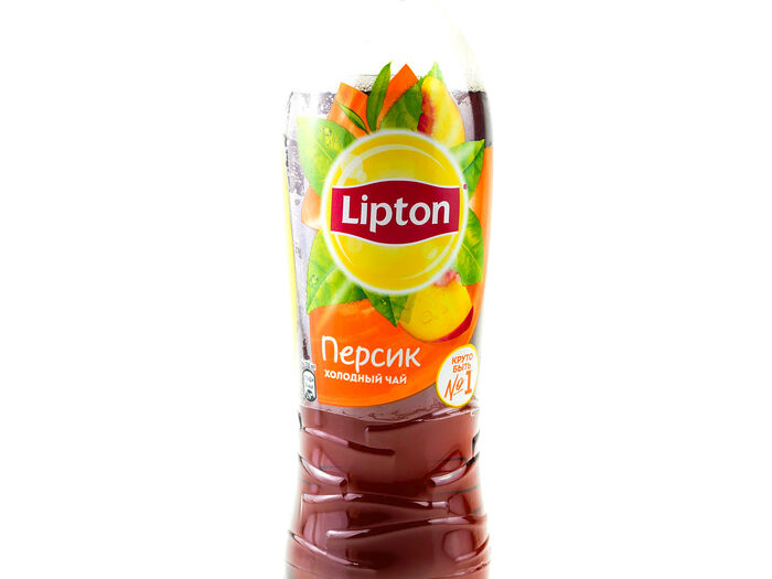 Lipton с персиком холодный чай