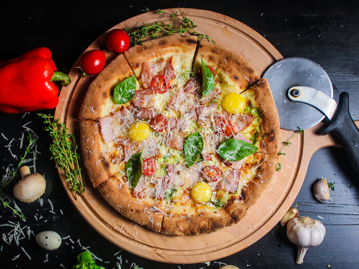 Пицца Карбонара 28 см