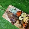 Фото к позиции меню Свиные рёбра с овощами гриль