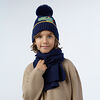 Фото к позиции меню Galante комплект детский 2 пр: шапка р 52-54 и шарф 110х15см, 3 цвета, сзкр-1