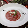 Фото к позиции меню Суп томатный с моцареллой