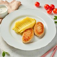 Котлеты куриные с картофельным пюре