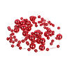 Фото к позиции меню Сноу бум бусы декоративные, шары разных диаметров, 200см, пластик, цвет красный (а03)