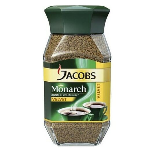 Кофе Jacobs Monarch Velvet раств суб 95г