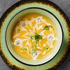 Фото к позиции меню Овощной крем-суп с фрикадельками