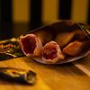 Фото к позиции меню Чебурек Мини с клубникой и творожным сыром