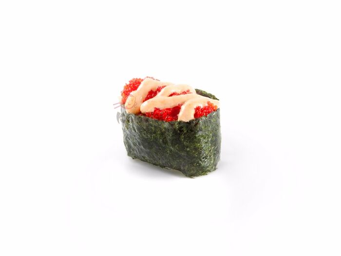 Острые суши тобико 1 шт