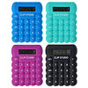 Фото к позиции меню Clipstudio калькулятор 8-разр. с мягким силиконовым корп, 7,4х9,7см, пластик, 4 цв