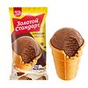 Фото к позиции меню Мороженое Золотой стандарт Пломбир шоколадный