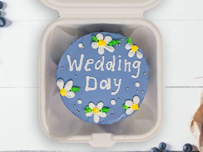 Бенто-торт День свадьбы