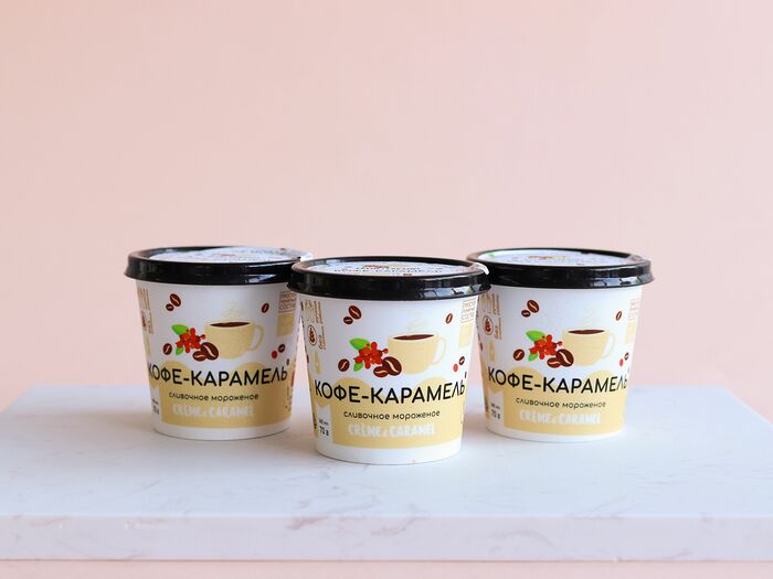 Натуральное мороженое Creme & Caramel