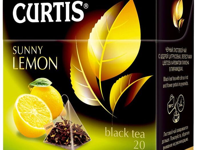 Чай черный Curtis Sunny Lemon 20пак*1,71,8г