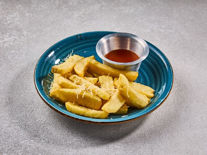 Картофель фри Стейк-хаус с соусом манго-чили