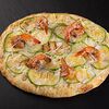 Фото к позиции меню Римская пицца Креветки-цукини