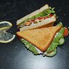 Фото к позиции меню Сэндвич с копченой курицей