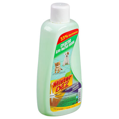 Средство для мытья полов mister dez eco-cleaning уничтожитель запахов домашних животных, п/б, 750мл