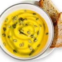 Безлактозный крем-суп из тыквы