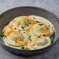 Равиоли со шпинатом и творожным сыром
