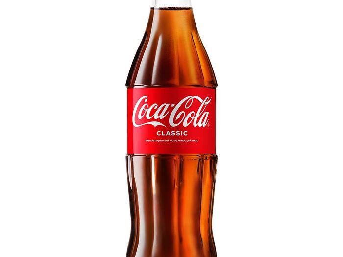 Coca-cola в стеклянной бутылке