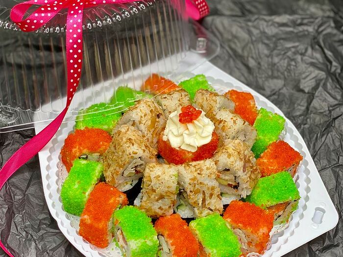 Суши-торт Радуга