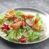 Squid Pakora Salad