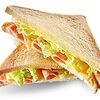 Фото к позиции меню Сэндвич с ветчиной