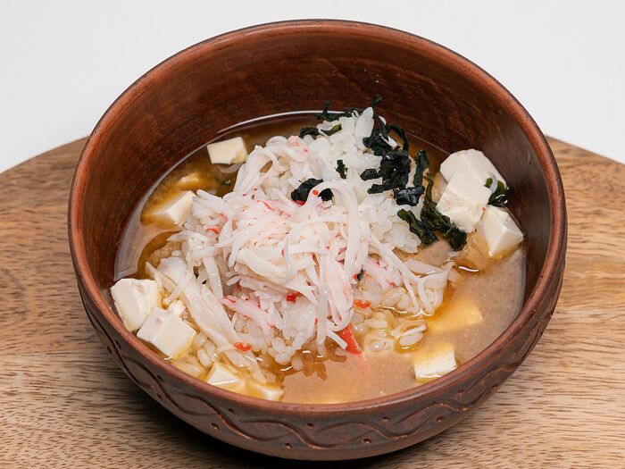 Мисо суп с тофу и шитаки