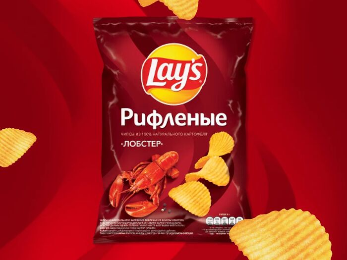 Lays рифленые Лобстер M