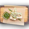 Фото к позиции меню Лаваш с зелёной аджикой и сыром сулугуни