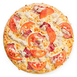 Пицца Цезарь 26 см тонкое тесто